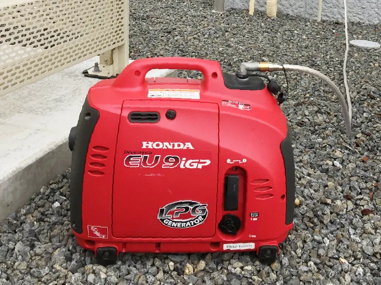 カセット式のLPガス発電機